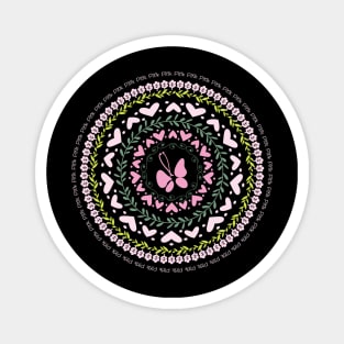 Mandala pink Magnet